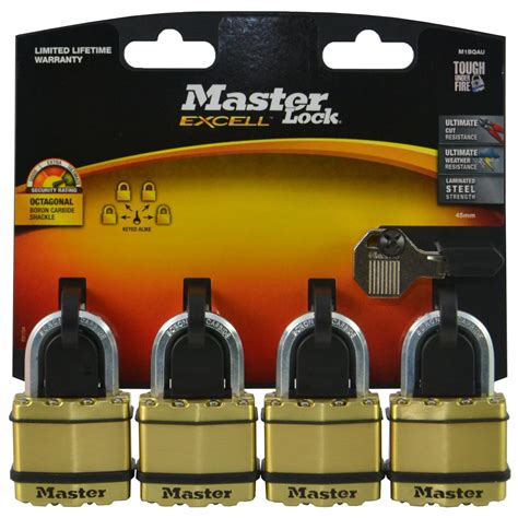 bunnings padlocks 4 pack.